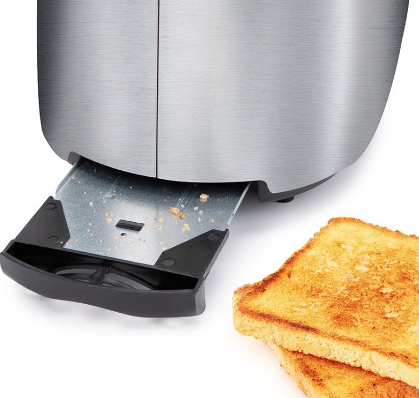 TOSTADORA 2 RANURAS - ACERO INOXIDABLE 1000W - Imagen 3