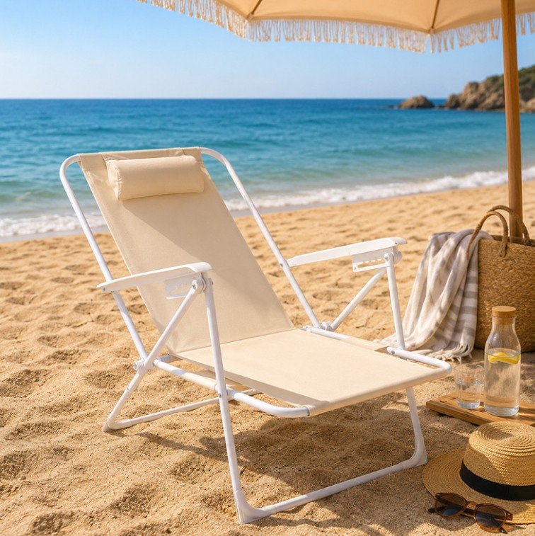 SILLA PLAYA RECLINABLE 5 POSICIONES VARIOS COLORES